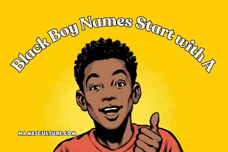 black boy names start with a