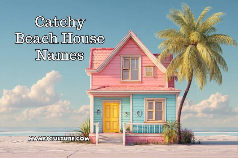 catchy beach house names