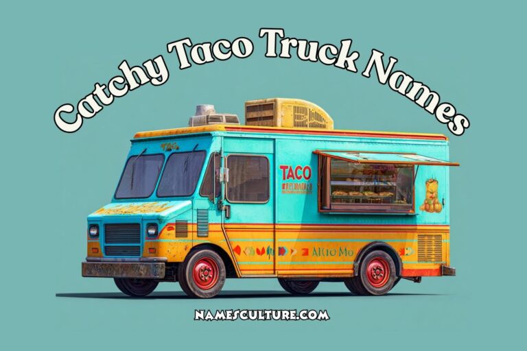 catchy taco truck names