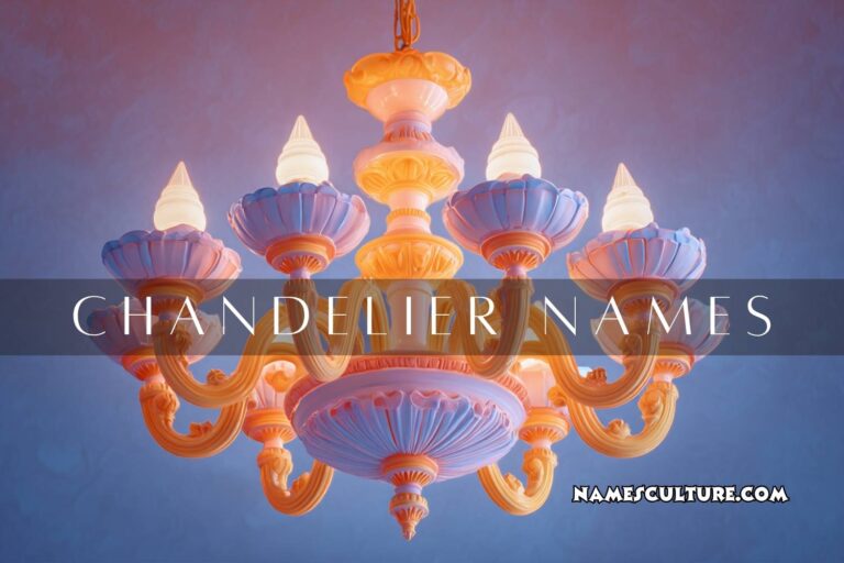 chandelier names