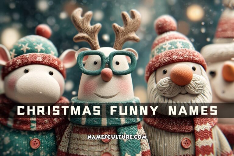 christmas funny names