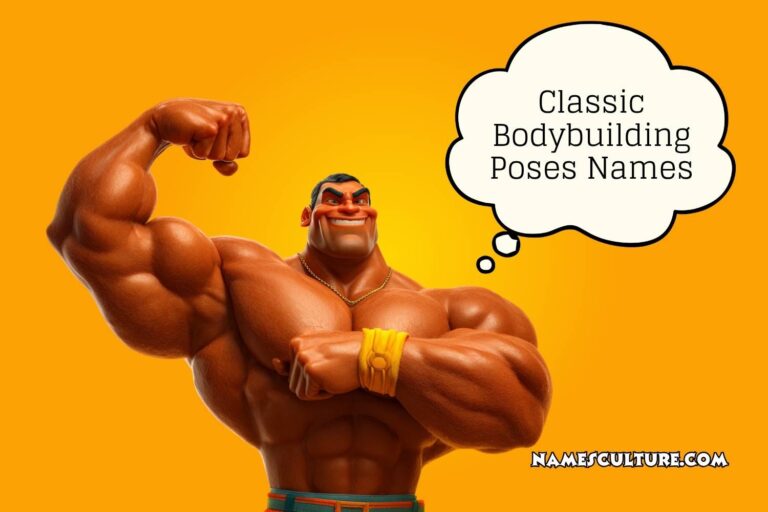 classic bodybuilding poses names