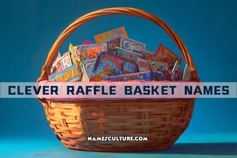 clever raffle basket names