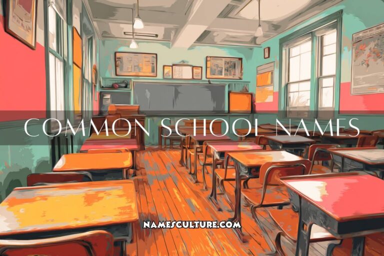 common school names