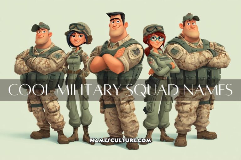 cool military squad names