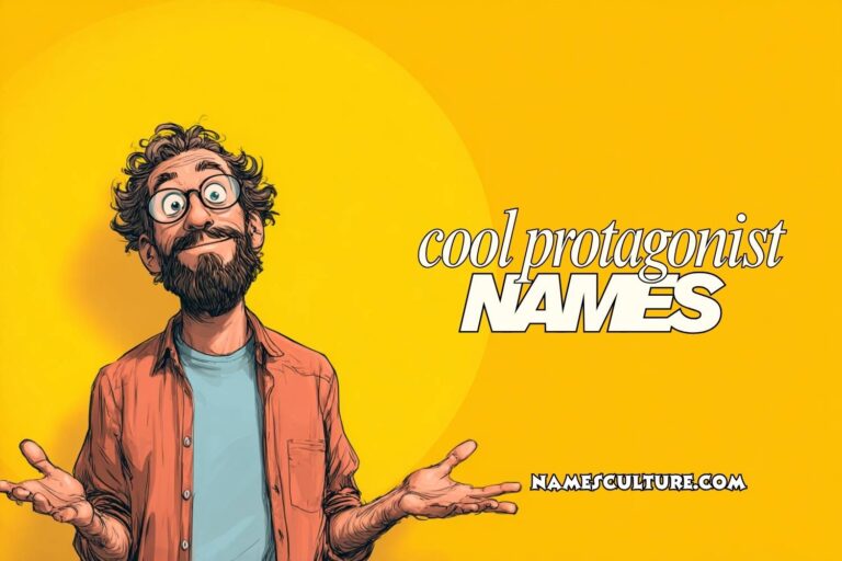 cool protagonist names