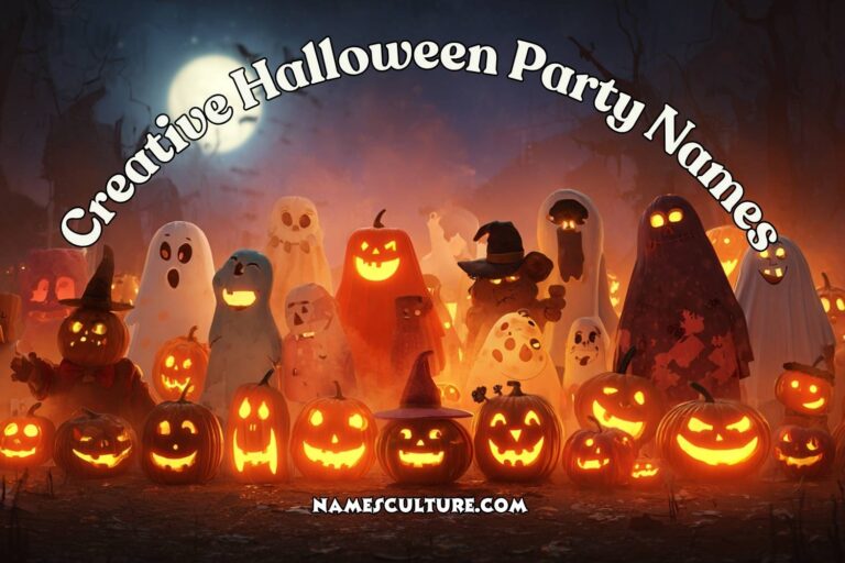 creative halloween party names