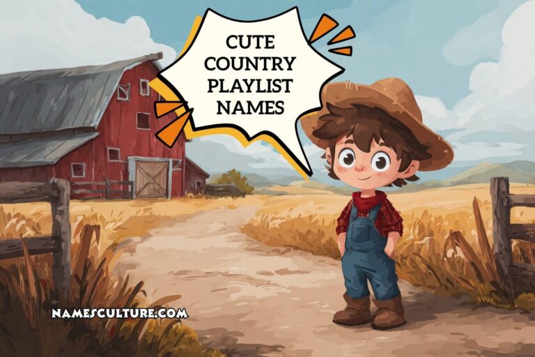 cute country playlist names