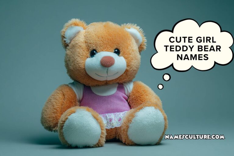 cute girl teddy bear names