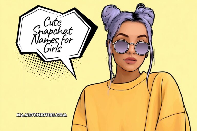 cute snapchat names for girls