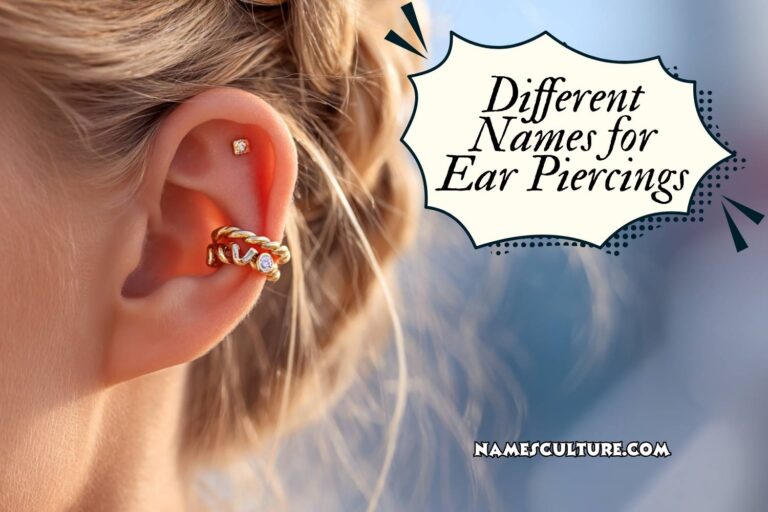 different names for ear piercings