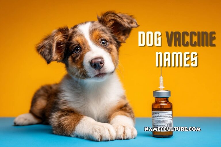 dog vaccine names