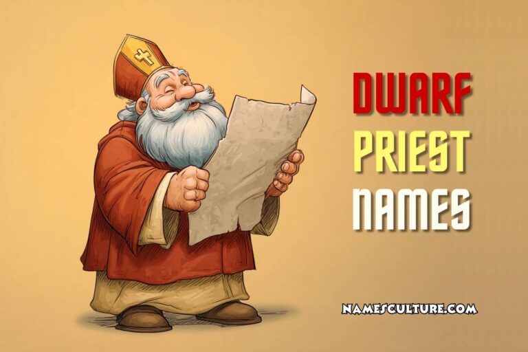 dwarf priest names