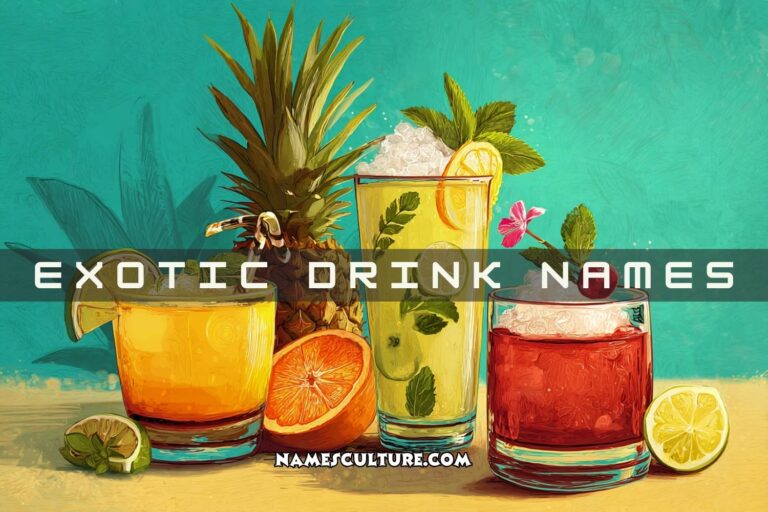 exotic drink names