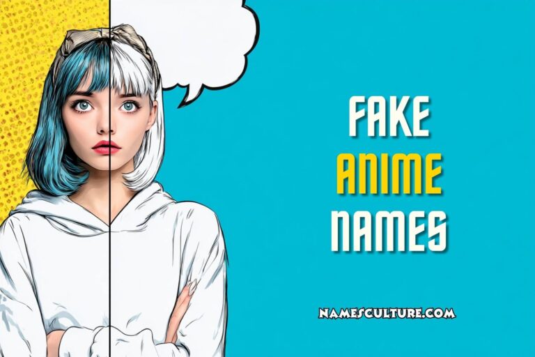 fake anime names