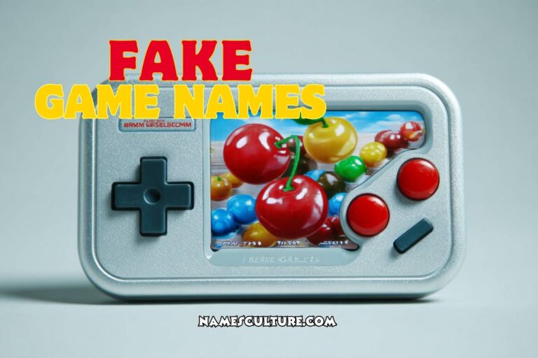 fake game names