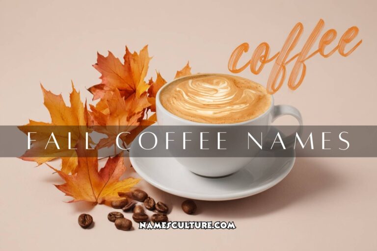fall coffee names