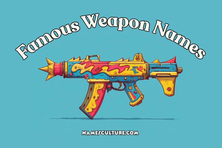 famous weapon names