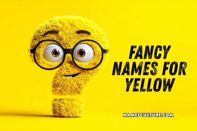 fancy names for yellow