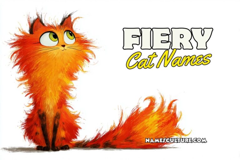 fiery cat names