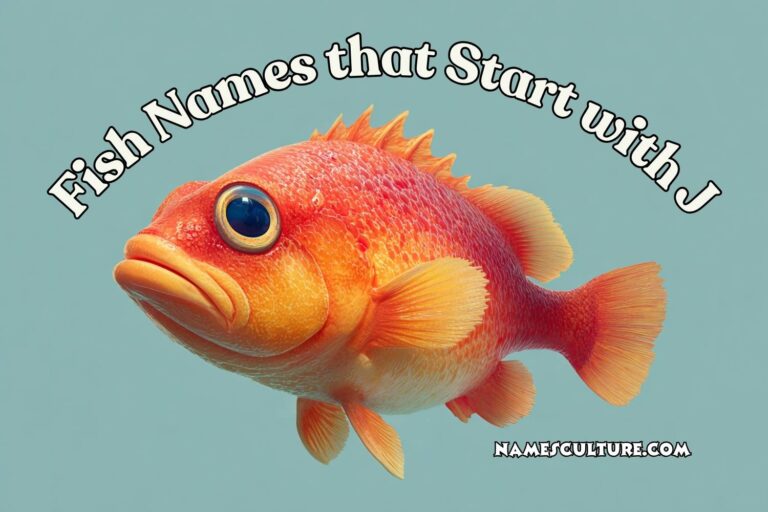fish names that start with j