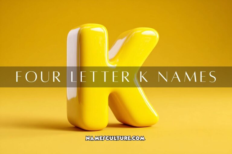 four letter k names