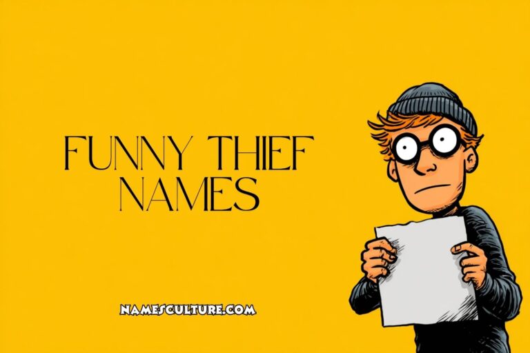 funny thief names