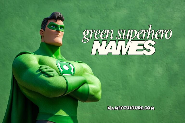 green superhero names