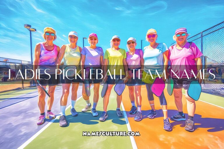 ladies pickleball team names