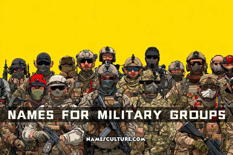 names for military groups
