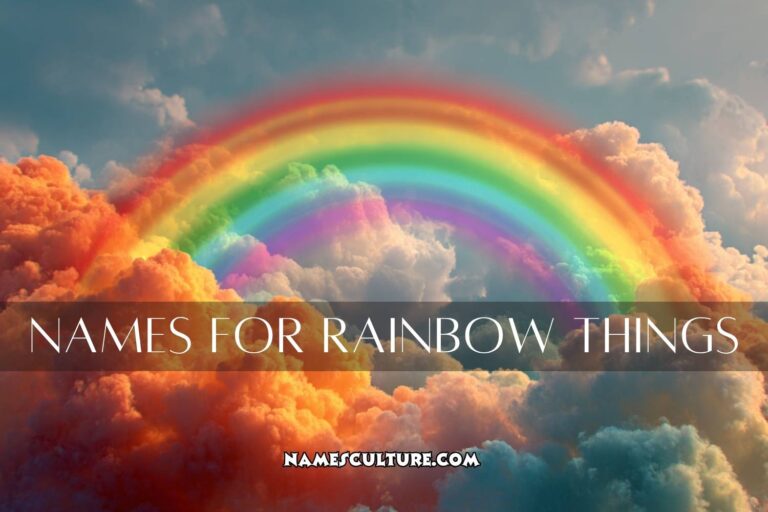 names for rainbow things