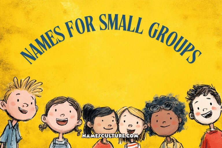 names for small groups
