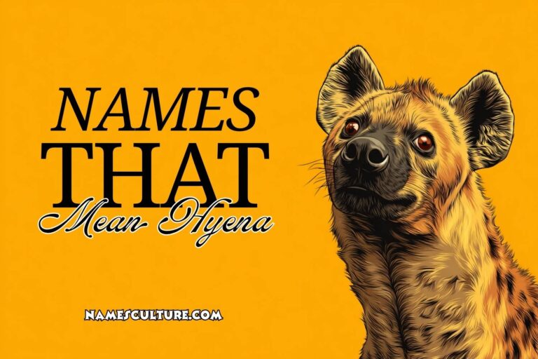 names that mean hyena