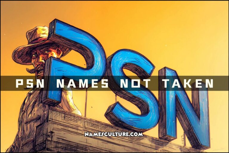 psn names not taken