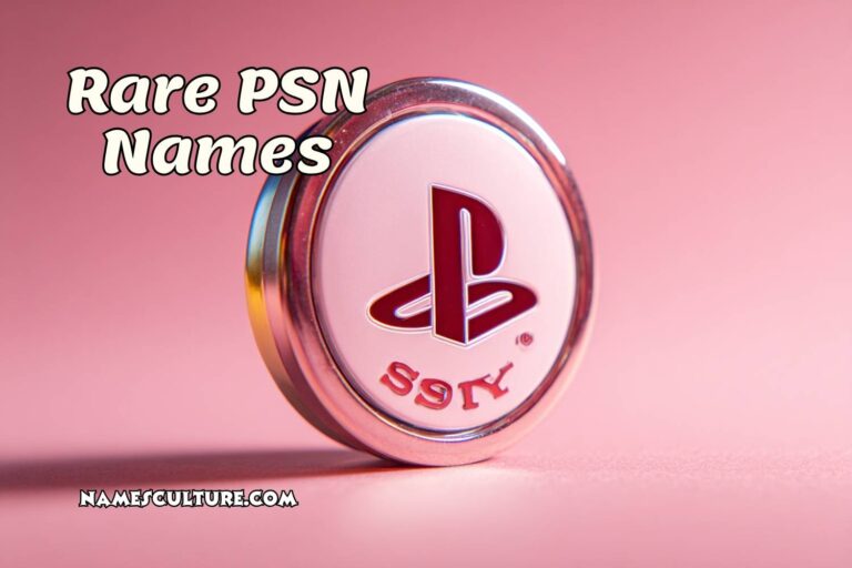 rare psn names