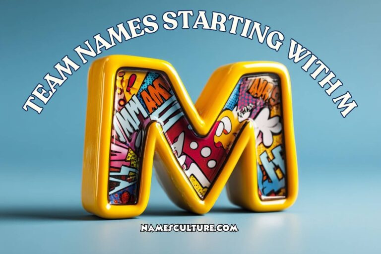 team names starting with m