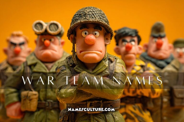 war team names