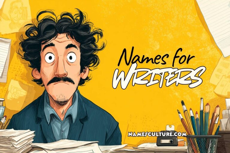 names for writers
