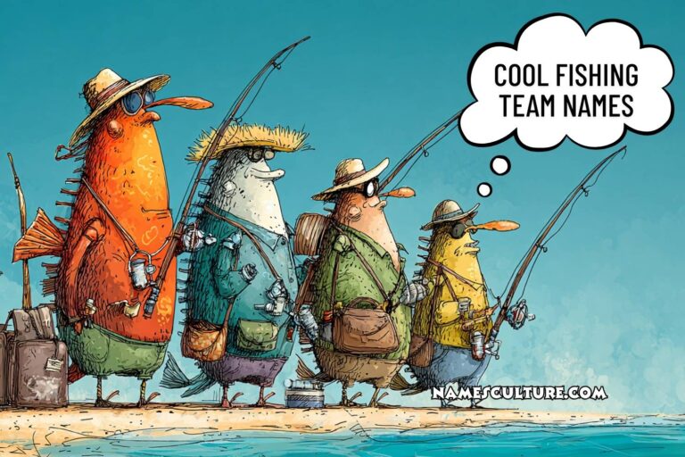 cool fishing team names