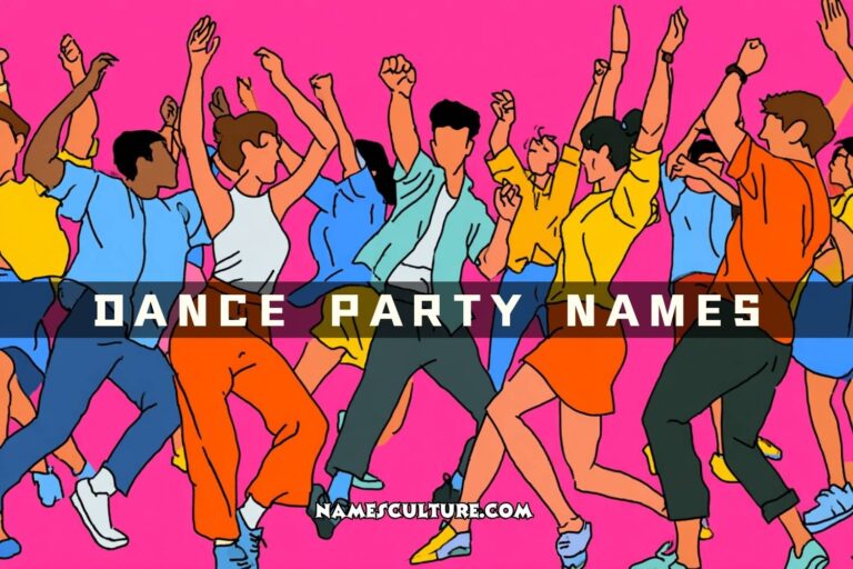 dance party names