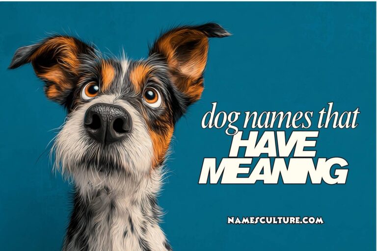 dog names that have meaning